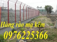 Lưới hàng rào mạ kẽm sơn tĩnh điện D4, D5, D6, D8 giá tốt 