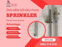 KHỚP NỐI MỀM INOX DÙNG CHO ĐẦU SPRINKLER| DÂY ỐNG MỀM NỐI ĐẦU PHUN CHỮA CHÁY SPRINKLER 