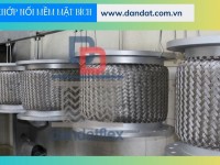 Khớp nối mềm nối bích, khớp chống rung, khớp nối mềm inox 304 mặt bích