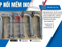 Khớp nối mềm nối bích, khớp chống rung, khớp nối mềm inox 304 mặt bích