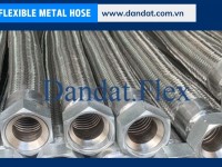 Ống mềm inox rắc co ren, khớp nối ren công nghiệp, khớp nối mềm nối ren cao áp