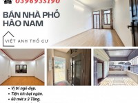 Bán nhà Hào Nam Đống Đa, Vị Trí Đắc Địa, Khung Cột Chắc Chắn, 60mx3T, Giá: 11,3 Tỷ, Lh: 0396935190.