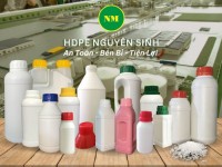 Chai nhựa HDPE đa dạng màu sắc, dung tích