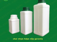 Chai nhựa HDPE đa dạng màu sắc, dung tích