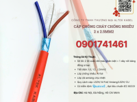 Cáp chống cháy chống nhiễu 2x2.5 IEC 60331 Đà Nẵng, Hà Nội, HCM