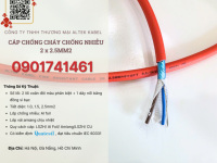 Cáp chống cháy chống nhiễu 2x2.5 IEC 60331 Đà Nẵng, Hà Nội, HCM