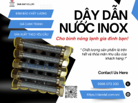 Dây Dẫn Nước Mềm – Dây Cấp nước, Dây mềm kết nối bình nước nóng, Ống mềm cho máy nóng lạnh