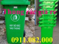  Hạ giá thùng rác 120 lít, 240 lít, 660 lít giá rẻ- thùng rác nhựa dày- lh 0911082000