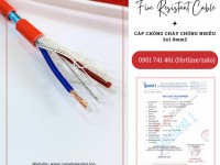 Cáp chống cháy chống nhiễu 2x1.0 Altek Kabel IEC 60331, BS 6387