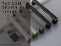 Tay nắm tủ thanh vuông cao cấp NK026 | Zalo 0901 196 552