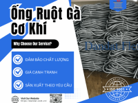 Ống Ruột Gà Cơ Khí – Ống ruột gà lõi thép bọc nhựa bọc lưới 304, Ống ruột gà lõi thép