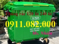  Chuyên cung cấp thùng rác giá rẻ- thùng rác 120l 240l 660l giá sỉ- lh 0911082000