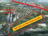 Đất dịch vụ Vân Canh Hoài Đức khu 25ha DT 50m2 55m2 28m2 giá nhỉnh 8 tỷ