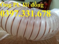 Ống hút bụi lõi đồng D65; Ống PU lõi đồng