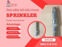 Ống Mềm Inox Chữa Cháy | Ống Mềm Cứu Hỏa | Khớp Nối Mềm Dùng Cho Đầu Phun Sprinkler