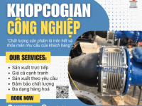 Khớp Co Giãn Cho Nồi Hơi Công Nghiệp – Khớp nối giãn nở nhiệt inox, Khớp giãn nở nhiệt bằng vải