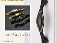 Tay nắm tủ cổ điển bằng đồng NK203 | Zalo 0901 196 552