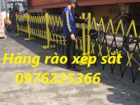 Hàng rào xếp kéo tay