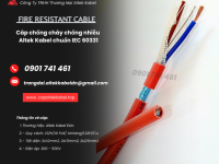 Cáp Chống Cháy Chống Nhiễu 2x1.5mm² Altek Kabel Chuẩn IEC 60331: Quy Cách và Ứng Dụng