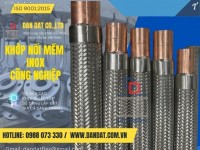 Khớp nối mềm, khớp nối inox chống rung, khớp nối mềm inox dẫn xăng dầu