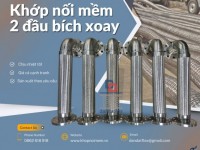 Khớp nối chống rung inox, khớp nối ren công nghiệp, khớp nối mềm chính hãng tại TP.HCM