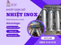 Khớp giãn nở nhiệt inox| Khớp nối giãn nở mặt bích| Ống bù trừ giãn nở - Giá Tốt