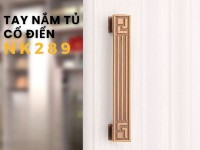 Tay nắm tủ thanh vuông cổ điển NK289 | Zalo 0901 196 552