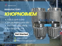 KHỚP NỐI MỀM INOX – Khớp Nối Mềm Nối Bích Chịu Nhiệt, Khớp Nối Mềm Cho Đường Ống Dẫn Hơi