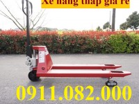  Cung cấp xe nâng tay thấp giá rẻ- xe nâng tay 3 tấn càng rộng- lh 0911082000