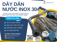 Dây Dẫn Nước Bình Nóng Lạnh - dây dẫn nước inox 304, Dây Dẫn Nước Chịu Nhiệt inox