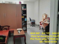 NHÀ ĐẸP - GIÁ TỐT - BÁN Officetel 35m2 tại chung cư D-Vela Phường Phú Thuận, quận 7, HCM chỉ 1,26 tỷ