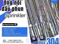 Ống mềm chữa cháy, ống nối mềm cứu hỏa, ống nối đầu phun sprinkler - chữa cháy tự động