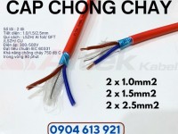 Cáp chống cháy chống nhiễu 2x1.5mm2 Altek Kabel 