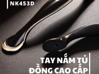 Tay nắm cửa tủ bằng đồng cao cấp NK453D | Zalo 0901 196 552