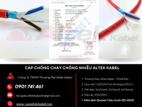 Cáp Chống Cháy Chống Nhiễu 2x1.0mm² Altek Kabel Chuẩn IEC 60331