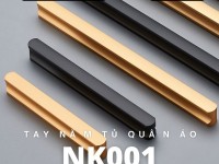 Tay nắm cửa tủ quần áo thanh dài NK001 | Zalo 0901 196 552