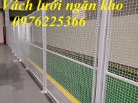 Vách lưới thép ngăn kho D5a50x150