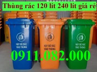  Đại hạ giá thùng rác nhựa- thùng rác 120l 240l 660 giá rẻ- lh 0911082000