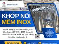 Khớp Nối Chống Rung Inox 304 Nối Bích -  Khớp chống rung inox 304, Khớp nối mềm inox 2 đầu