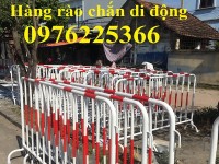 Giá hàng rào chắn di động khổ 1m x 2m 