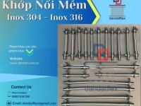 Ống mềm bọc cách nhiệt, Khớp nối mềm inox bọc PJ, Khớp nối inox