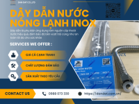 Dây Cấp Nước Nóng Lạnh Cho Bình Nước Nóng, Dây dẫn nước inox nóng lạnh