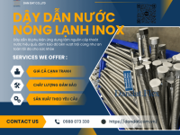 Dây Cấp Nước Nóng Lạnh Cho Bình Nước Nóng, Dây dẫn nước inox nóng lạnh