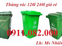  Tư vấn báo giá thùng rác giá rẻ tại vĩnh long- thùng rác 120L 240L 660L giá sỉ- lh 0911082000