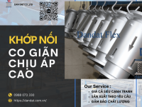 Khớp Co Giãn Dùng Cho Dầu Truyền Nhiệt – Khớp Nối Co Giãn Chịu Áp Cao, Khớp giãn nở inox nối bích