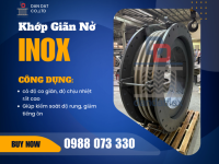 Khớp nối giãn nở inox pasty - Khớp nối giãn nở chịu nhiệt - Khớp nối giãn nở máy phát điện