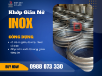 Khớp nối giãn nở inox pasty - Khớp nối giãn nở chịu nhiệt - Khớp nối giãn nở máy phát điện