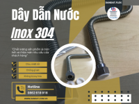 Dây dẫn nước inox chịu nhiệt/ Dấy cấp nước bình nóng lạnh inox/ Dây mềm cấp nước