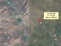 Đất 400 m2 thổ cư, 17m Mặt tiền Tỉnh lộ 1 - Huyện Buôn Đôn - Đăk Lăk, giá chỉ 170 tr/m