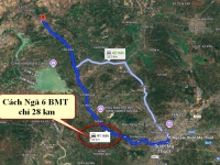 Đất 400 m2 thổ cư, 17m Mặt tiền Tỉnh lộ 1 - Huyện Buôn Đôn - Đăk Lăk, giá chỉ 170 tr/m